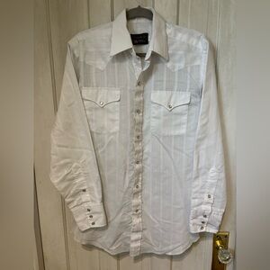 Panhandle Slim White Button Down Shirt